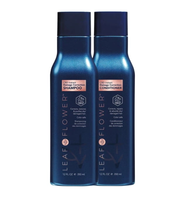 Leaf & Flower Instant Damage Correction Shampoo & Conditioner 12 oz Duo