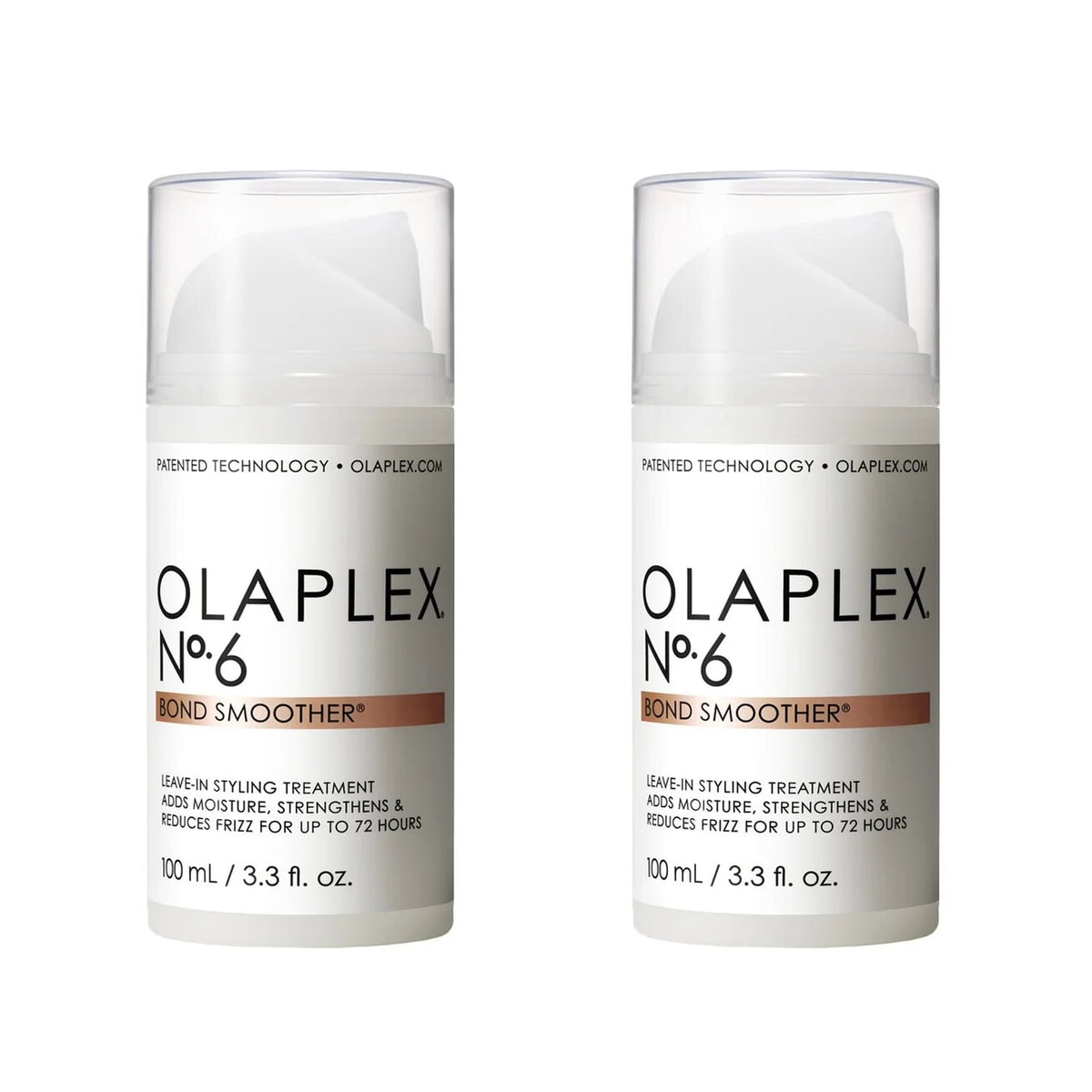 Olaplex No 6 Bond Smoother Leave in Styling Treatment for All Hair Type Pack of 2, 3.3 oz