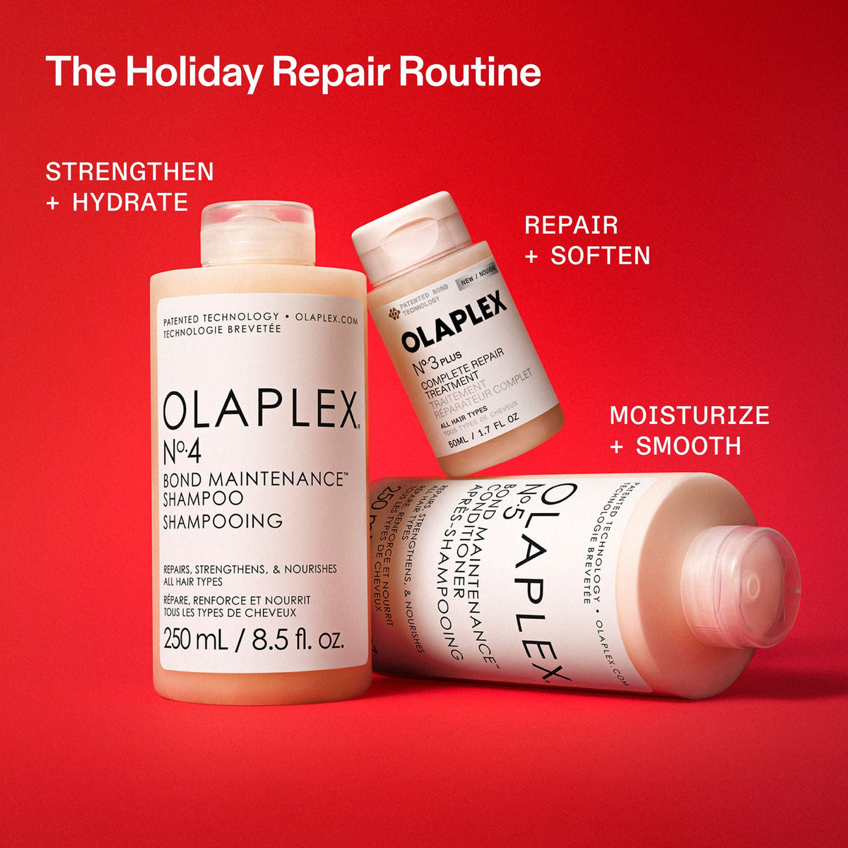 Olaplex Total Hair Repair Set contents