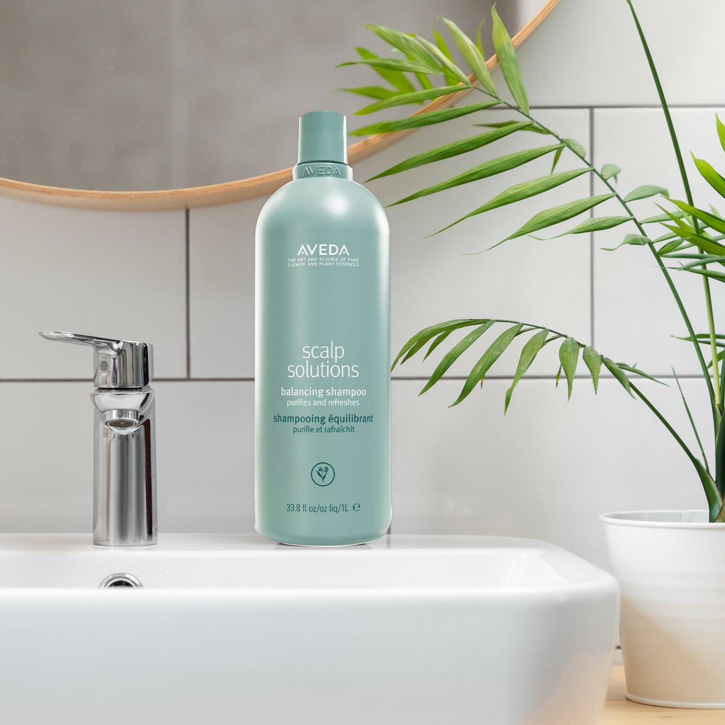 Aveda Scalp Solutions Balancing Shampoo with Free Pump 33.8 fl oz (1 Ltr)