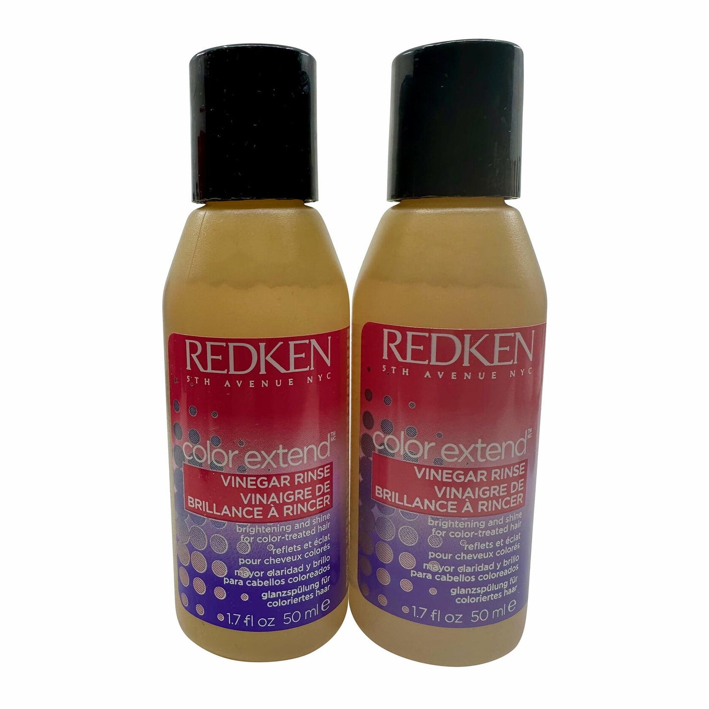Redken Color Extend Vinegar Rinse Color Treated Hair 1.7 oz Set of 2