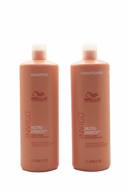 Wella Invigo Nutri-Enrich Deep Nourishing Shampoo and Conditioner Duo 33.8 oz