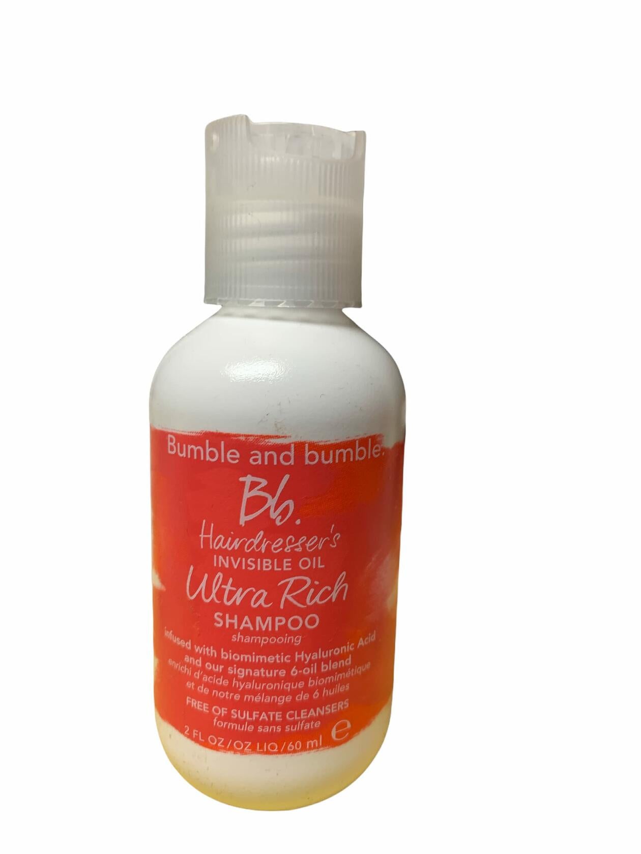Bumble and bumble Hairdresser Invisible Oil Ultra Rich Shampoo 2oz - New