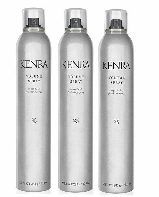 ( Pack 3) Kenra Volume Hairspray Number 25 Aerosol Super Hold Finishing