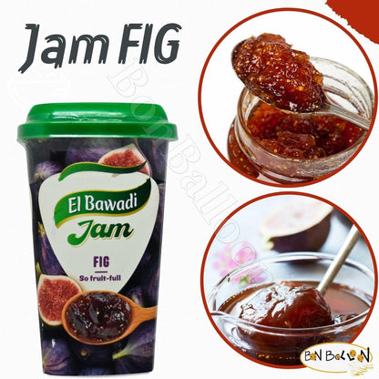 El Bawadi Jam Fig Egyptian Halal Pure Natural a Sweet Tasting Snack Egypt Arab