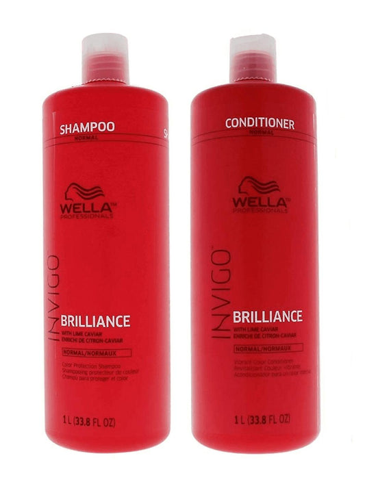 Wella Invigo Brilliance Shampoo and Conditioner for Fine 33.8 oz