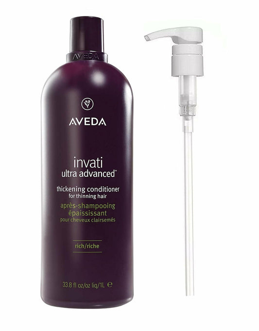 Aveda Invati Thickening Conditioner - Rich with Free Pump 33.8 fl oz (1000ml)
