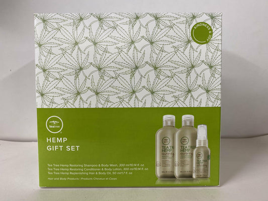Paul Mitchell Tea tree Hemp restoring  Shampoo &  Conditioner 10.14 oz + Hair &