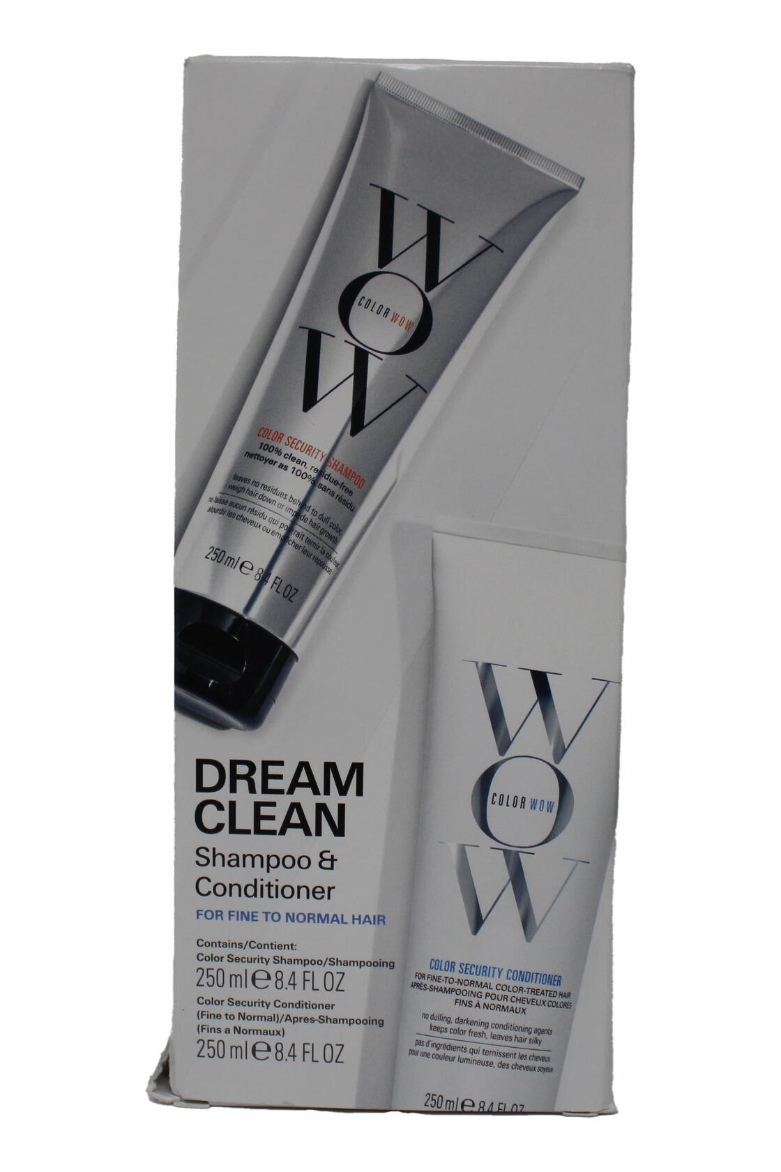 COLOR WOW Sulfate Free Color Security Shampoo and Conditioner Duo Set, 8.4 fl.