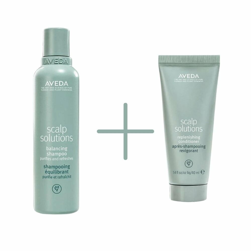Aveda Scalp Solutions Balancing Shampoo 200 ml & Scalp Solutions Conditioner 40