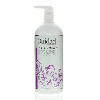 OUIDAD Kinky Curls Curl Immersion Low-Lather Coconut Cleansing Conditioner 33.8