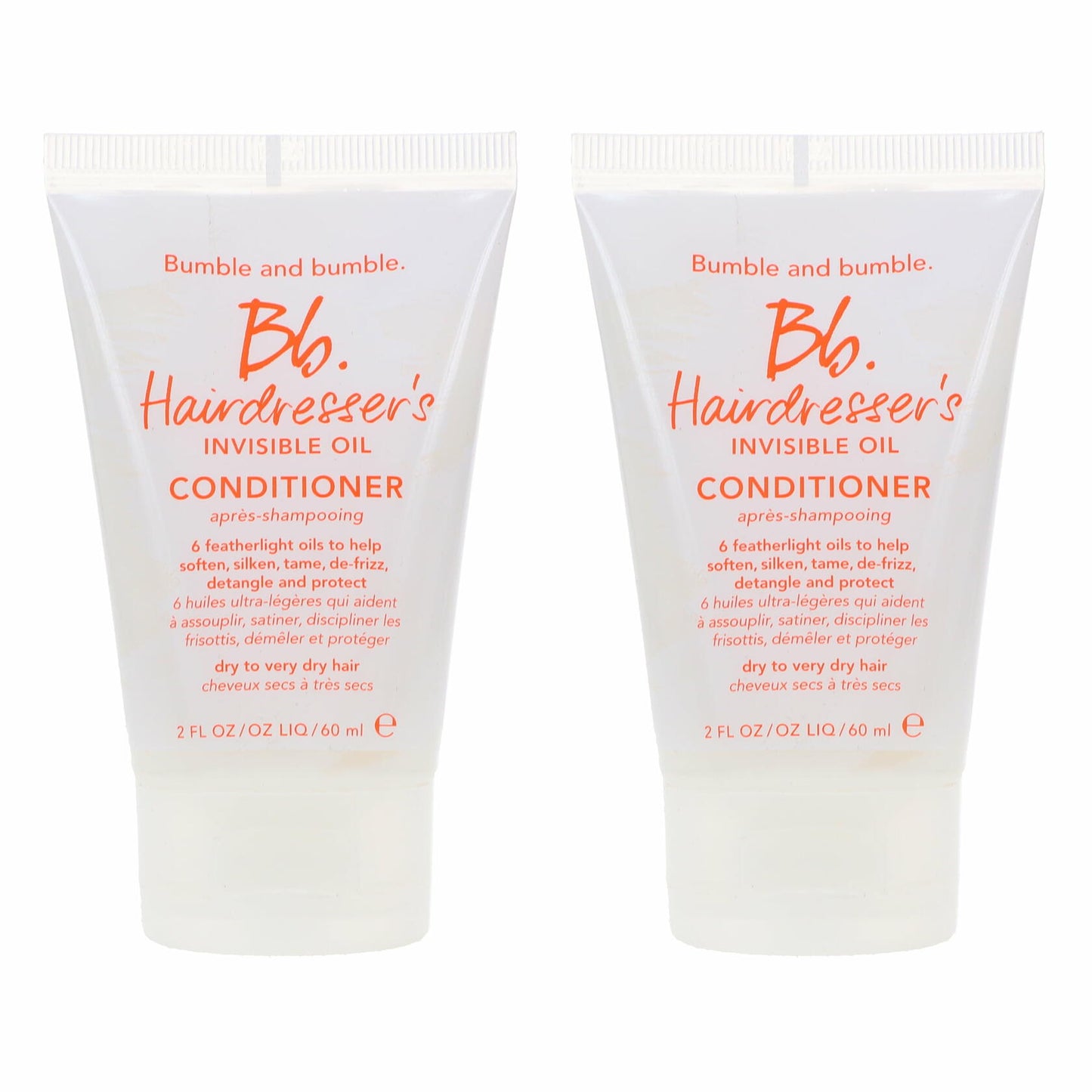 Bumble and bumble Hairdresser's Invisible Oil Conditioner 2 oz 2 Pack 2 Pack