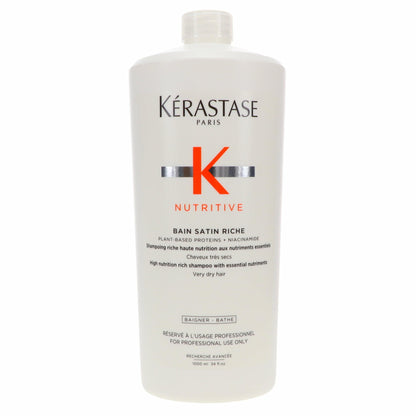 Kerastase Nutritive Bain Satin Riche Shampoo 33.8 oz