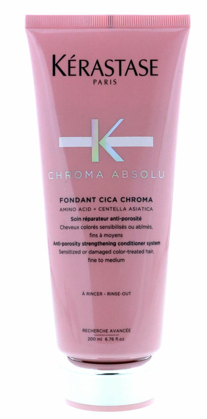 Kerastase Chroma Absolu Fondant Cica Chroma Anti-Porosity Conditioner, 6.8 oz