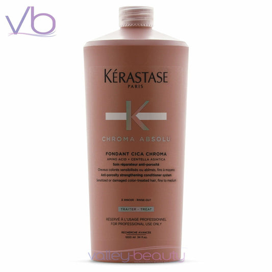 Kerastase Chroma Absolu Fondant Cica Chroma Anti-Porosity Conditioner, 6.8 oz