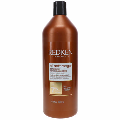 Redken All Soft Mega Conditioner For Curly & Coily Hair - 1000 ml / 33.8 oz