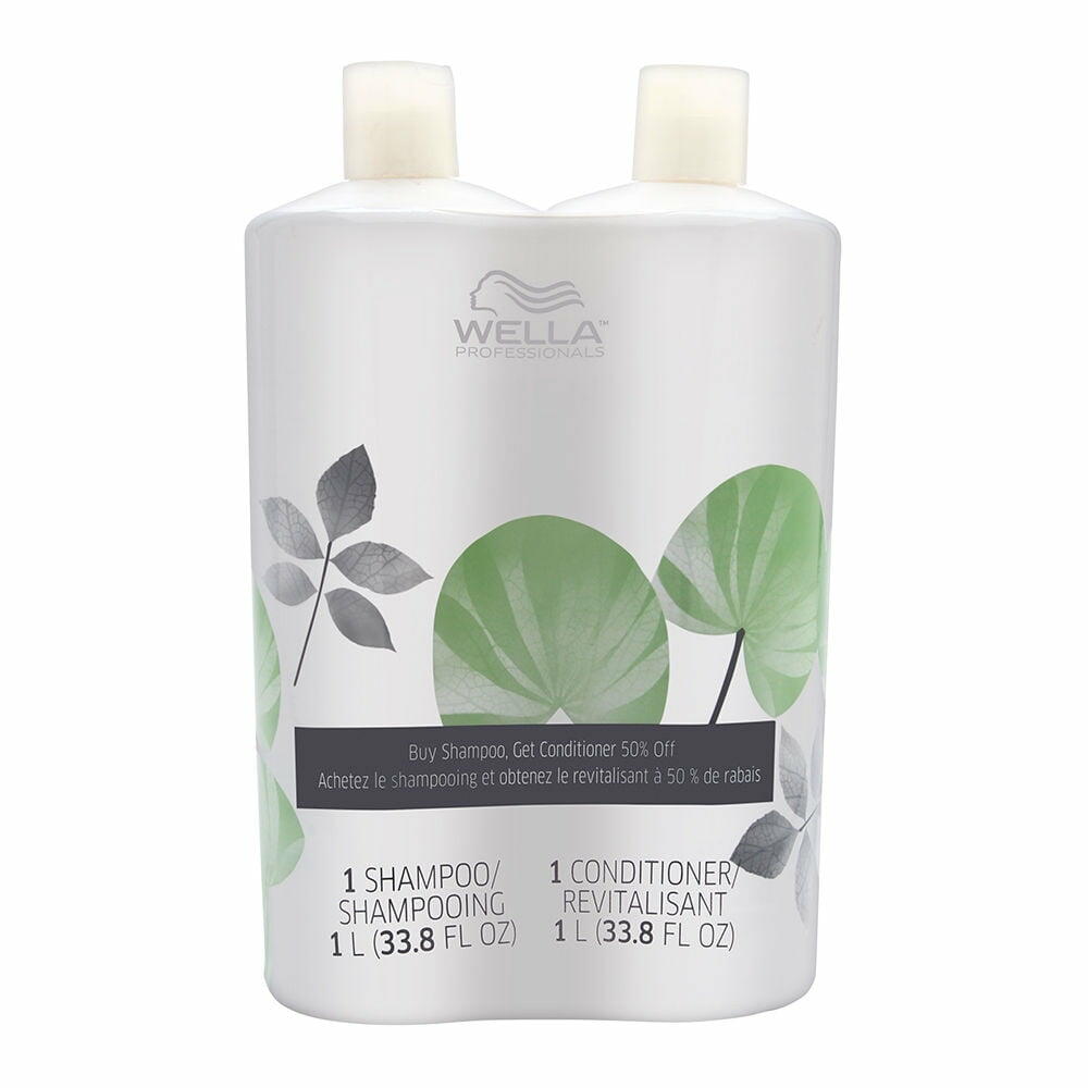 Wella Elements Renewing Shampoo and Conditioner Liter Duo Set 2 x 33.8 oz (1 Liter)
