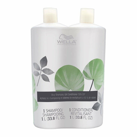 Wella Elements Renewing Shampoo and Conditioner Liter Duo Set 2 x 33.8 oz (1 Liter)