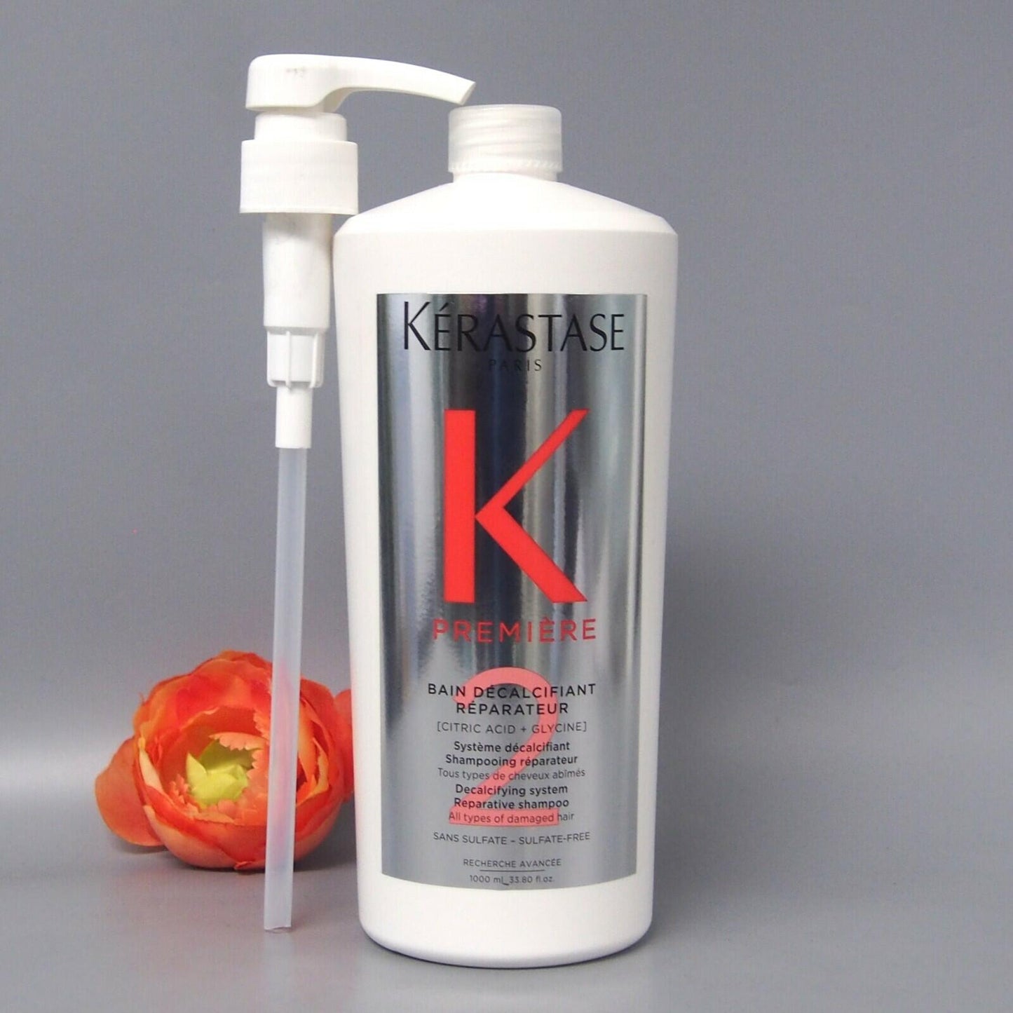 With Pump Kerastase Premiere Bain Décalcifiant 1000m / 34oz