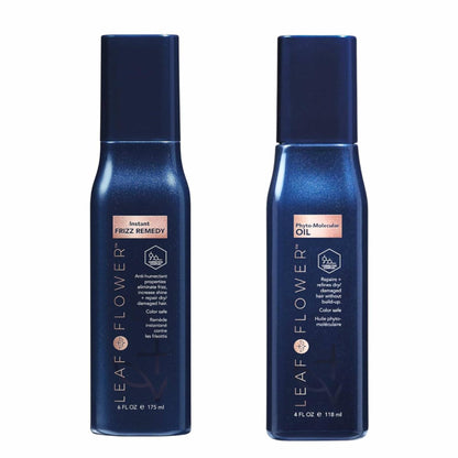 Leaf & Flower Instant Frizz Remedy 6 oz & Phyto-Molecular Oil 4 oz