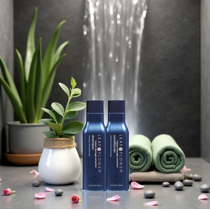 Leaf & Flower Shampoo & Conditioner 12 oz Duo Set