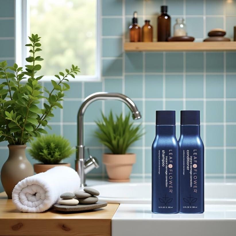 Leaf & Flower Shampoo & Conditioner 12 oz Duo Set