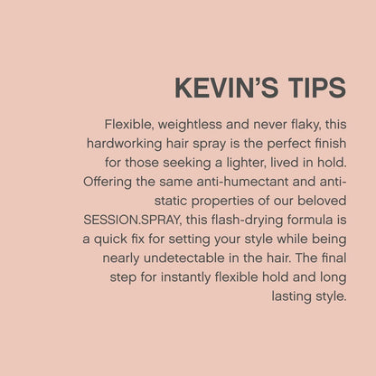 KEVIN.MURPHY SESSION.SPRAY FLEX, Lightweight Finishing Hair Spray, 100 mL