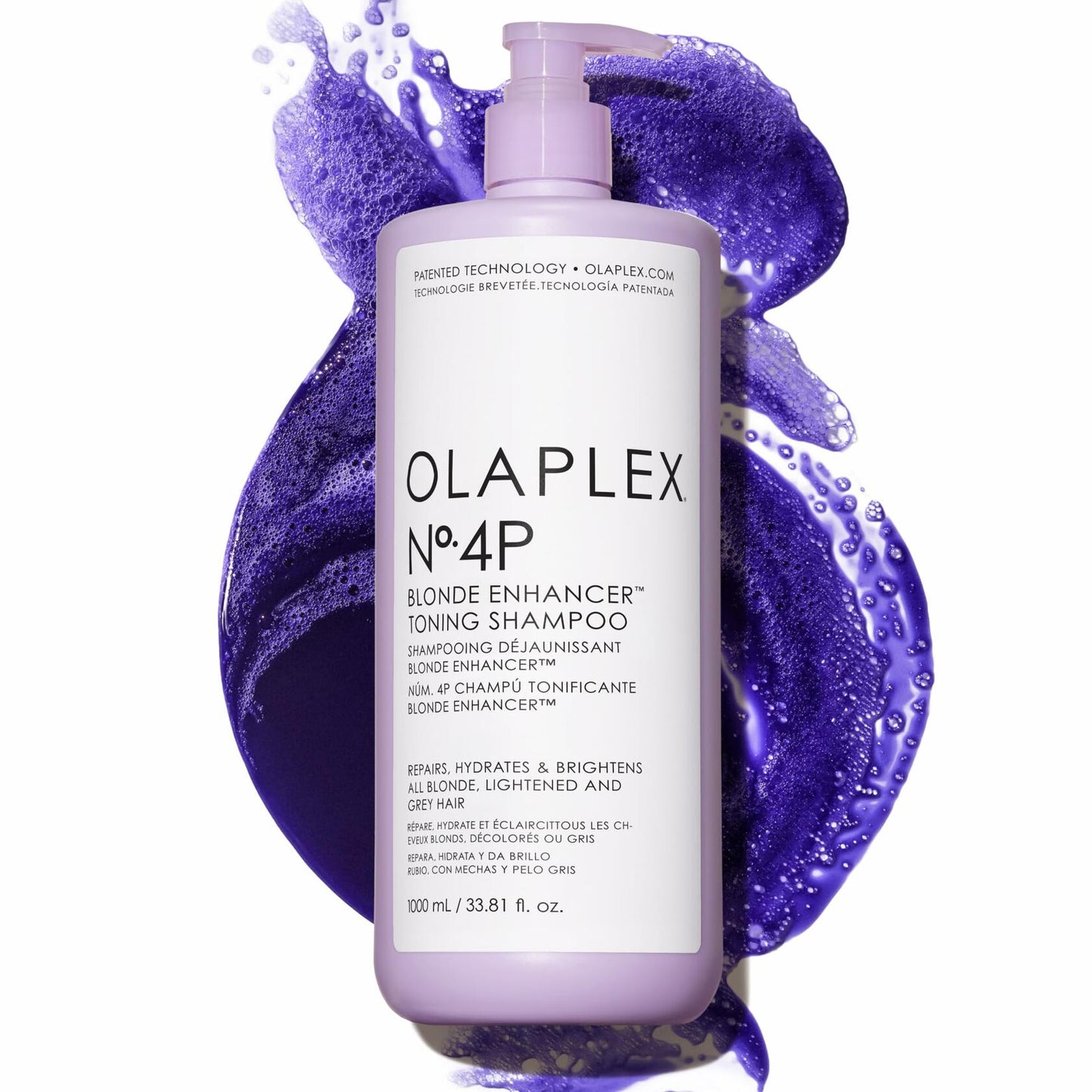 Olaplex No.4p Blonde Enhancer Toning Shampoo 33.8 oz