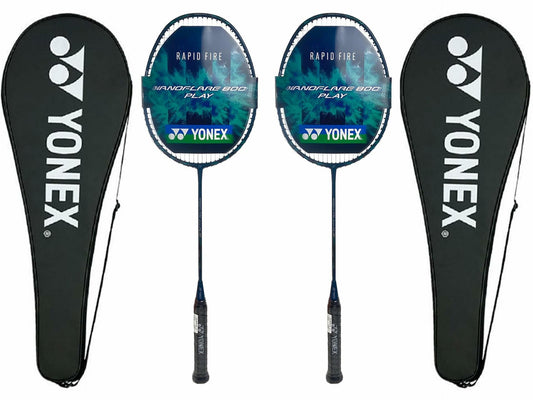 Yonex Nanoflare 800 Play 4U5 Strung Badminton Racquet -(Set of 2 Racquets)