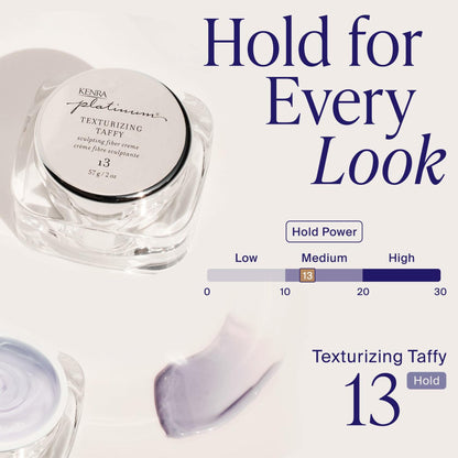 Kenra Professional Platinum Texturizing Taffy 13, Styling Fiber Crème 2 fl. Oz