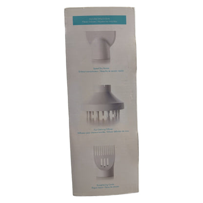 Moroccanoil Professional Series Tourmaline Ceramic Ionic Hair Dryer MO2000 1800W with 3 Attachments