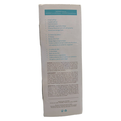 Moroccanoil Professional Series Tourmaline Ceramic Ionic Hair Dryer MO2000 1800W with 3 Attachments