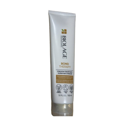 Biolage Bond Therapy Intensive Treatment 5.1 oz / 150 ml - Bond Building Hair Mask for Overprocessed Hair