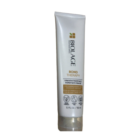 Biolage Bond Therapy Intensive Treatment 5.1 oz / 150 ml - Bond Building Hair Mask for Overprocessed Hair