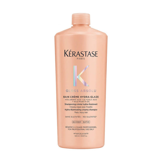 Kerastase Gloss Absolu Bain Creme Hydra-Glaze Shampoo 33.8 oz / 1000 ml