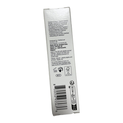 Olaplex No. 0.5 Scalp Longevity Treatment box side with barcode
