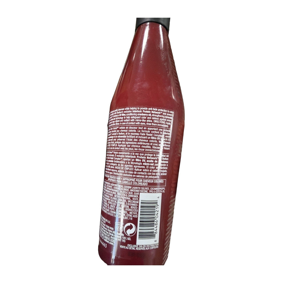 Redken Color Extend Shampoo 10.1 oz / 300 ml - Protection for Color-Treated Hair, Cranberry Oil + Ceramide