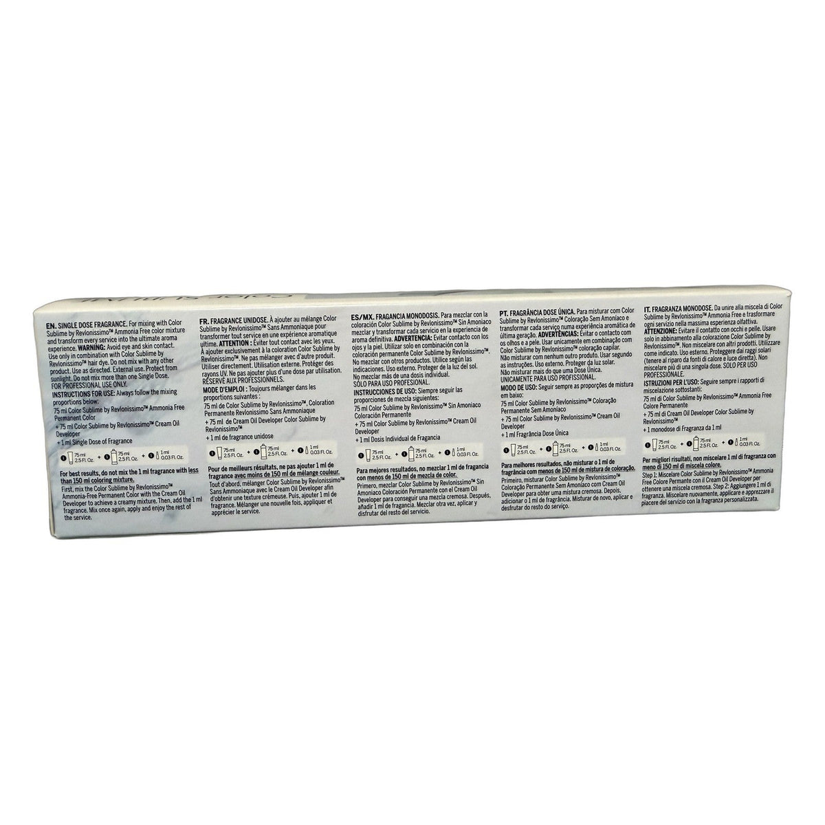 Revlon Professional Color Sublime by Revlonissimo Zen Moment Single Dose Fragrance 24 x 1 ml